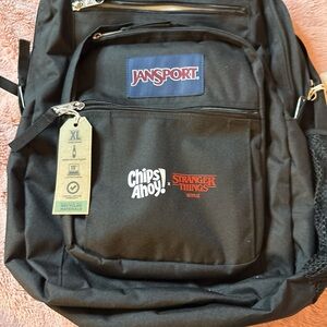 Jansport Black Chips Ahoy x Stranger Things Backpack
